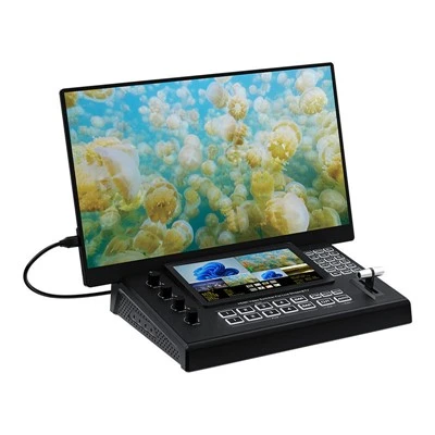 4-वे HDMI वीडियो स्विचर 1080P60Hz लाइव स्ट्रीमिंग प्रोडक्शन स्विचर